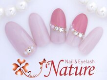 ナチュレ ネイルアンドアイラッシュ(Nature Nail & Eyelash)/定額デザイン☆￥7,452☆