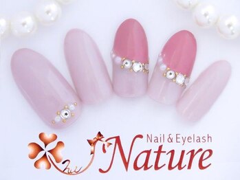 ナチュレ ネイルアンドアイラッシュ(Nature Nail & Eyelash)/定額デザイン☆￥7,452☆