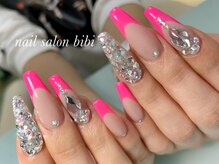 ネイルサロン ビビ(bibi)/ネオンフレンチ