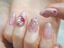 ネイルローズ(NAIL Rose)/バレンタインハート3D