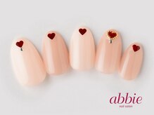 ネイルサロン アビー 宮益坂店(abbie)/先端ハート　￥9416