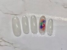 ミオリィ(meoli)/ワンカラー＋ペイントアート