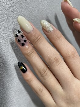 クレセント アイアンドネイル 表参道(Crescent Eye&Nail)/カーキブラウンワンカラー