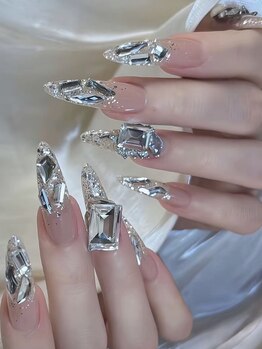 メイ アンド ウェイ(May&Way)の写真/【hand120分】(ワンホンネイル持ち込み★無制限つけ放題)￥9580の当店人気メニューの一つになります♪
