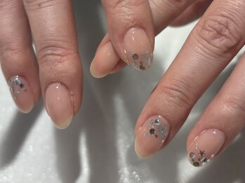 シェルネイル(SHELL NAIL)/ホロ/シンプル/staff:fujii