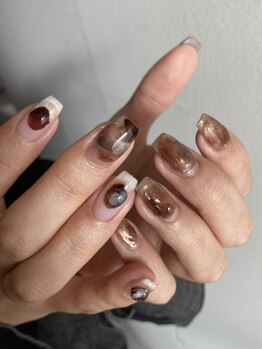 private nailsalon SEAの写真/【初回&自店オフ無料】通いやすさ◎高技術なフィルイン施術で、可愛いデザインで爪に優しく美爪をキープ☆