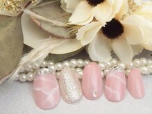 ネイルズガッシュ 蒲田東口店(NAILsGUSH)/＊ピンキー大理石＊
