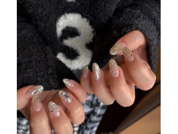 リノン(Linon)/シルバーラメのグラデーション