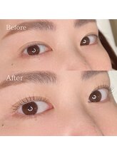 エミニー(EMINY)/まつげパーマ、ビフォーアフター