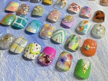 サロン ニコ(salon nico)の雰囲気（ 店内サンプルも豊富ですフットのみ定額デザインコース有り）