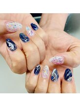 オーパス ノース(OPUS north)/お客さまネイル/古川/キラキラ