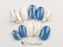 エリクサーネイル 神田(Elixir Nail)/シンプル / クーポン使用