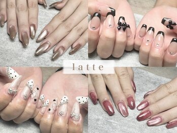 ラテ(latte)の写真/《妥協しない、さりげなさ*》デザイン＋フォルムにこだわる、周りと差がつくお洒落を♪【スカルプ10本OK】