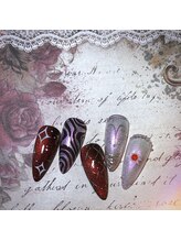 ジウェルニ(Giverny)/牡羊座ネイル