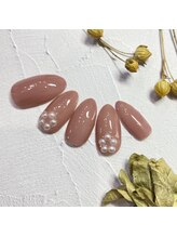 サロンR/パールフラワーネイル