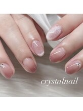 クリスタルネイル イオンモール都城駅前店/ピンク
