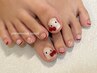 初回オフ込み☆フットネイル 持ち込み画像(10本アート) ￥11000→10000