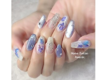 ホームサロンアヴニール(Home Salon Avenir.)/アジサイネイル