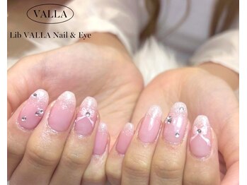 リブヴァラ(Lib Valla)/リボンネイル/ラメグラネイル