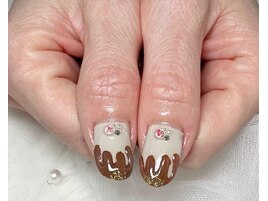 親指アート/バレンタイン