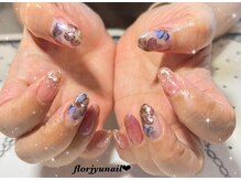 アンティーク秋桜nail