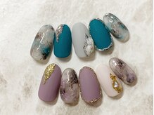 ネイルサロン キャンディネイル(Candy Nail)/ニュアンスマーブルｂｙ石田