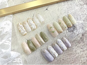 ネイルサロン アフロディーテ 土浦店(Aphrodite)の写真/【初回オフ無料＆10％OFF☆All full styleコース¥8820】華やかでデザイン性の高いネイルを楽しみたい方に◎