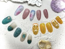 サロン ニュース プラウト(Salon New Sprout)の雰囲気（季節のデザインや手書きアート、持込などご要望にお答えします★）