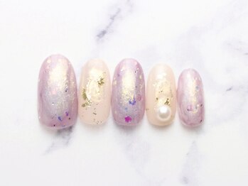 池袋ネイルサロン イイネイル(Ee-Nail)/うるうるニュアンス初回￥6980