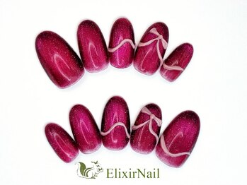 エリクサーネイル 新橋(Elixir Nail)/定額a シンプル/クーポン使用