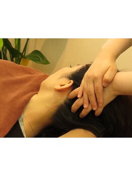 ヘッドスパで癒されたい