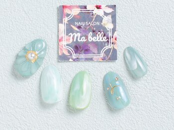 マベル(Ma belle)/ぷっくりお花ネイル3.4月ＣＰ