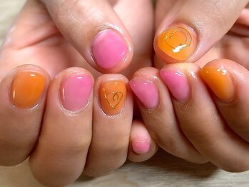 アミュリー ネイル アトリエ(Amury nail atelier)/ちぐはぐ ワイヤー スマイル