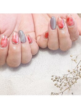 ネイルバイサクラ NAIL BY SAKULA/ニュアンス　マグネット　ネイル