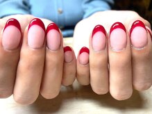 アミュリー ネイル アトリエ(Amury nail atelier)/ボルドー フレンチ 大人 