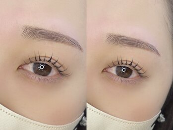 ロレインブロウ 調布店/まつ毛パーマ+眉毛Wax
