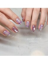 エンズネイル(O’s nail)/チェックネイル