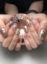 ネイルアンドボディケアサロン ミリミリ(milimili)/持ち込みフルアート￥11000～