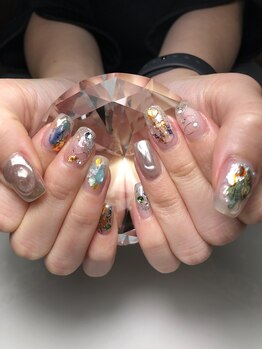 ネイルアンドボディケアサロン ミリミリ(milimili)/持ち込みフルアート¥11000~