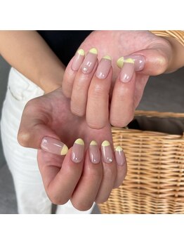 ミントリーフ バイ リート(Mint leaf by Reat)/イエロー丸フレンチ