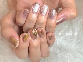 オータムインクアートネイル