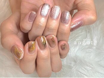アンガット(angot.)/オータムインクアートネイル