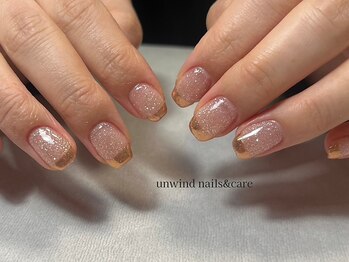 アンワインド ネイルアンドケア(unwind nails&care)/マグ＆ミラーフレンチ