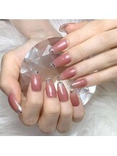 ヒユ ネイル(Hiyu Nail)/大人気長さ出しガラスフレンチ！