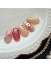 セプトネイル 函館店(SEPT NAIL)/4月大人可愛いサンプル7150円