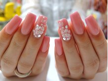 ネイルサロンミキ 横浜(MIKI)/成人式卒業式手描き3D花フラワー