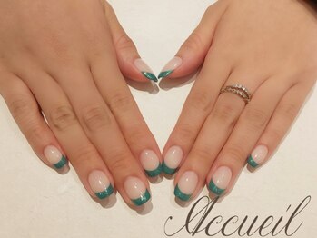 アクイユ 銀座店(ACCUEIL)/カラーフレンチ