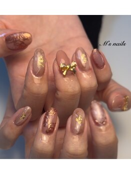 エムズネイル サベージ(M's nails Savage)/柔らかめニュアンス(^^)