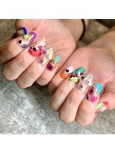 ダリア(Dahlia)/カラフルネイル