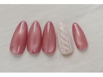 マグネット×ニットネイル